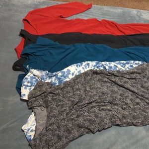 Bundle of 5 XXL Isabel Maternity bodycon cotton dresses